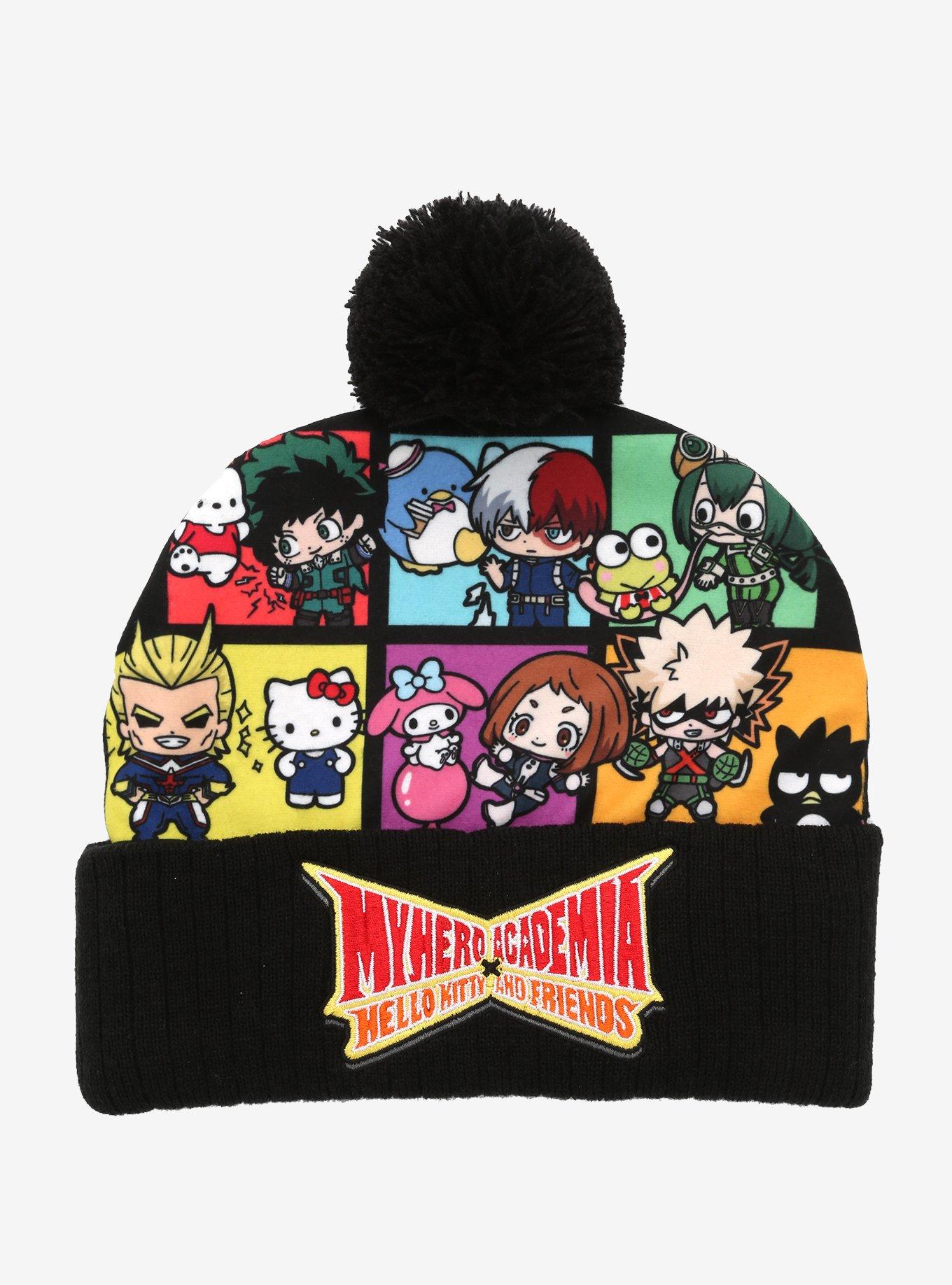 My Hero Academia X Hello Kitty And Friends Panel Pom Beanie, , hi-res