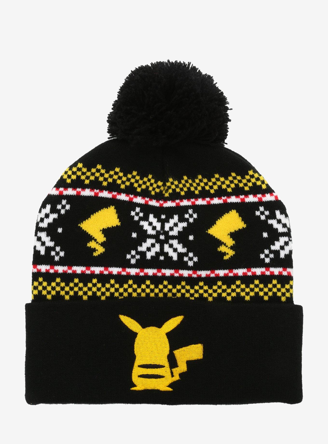 Pokemon Pikachu Pom Beanie