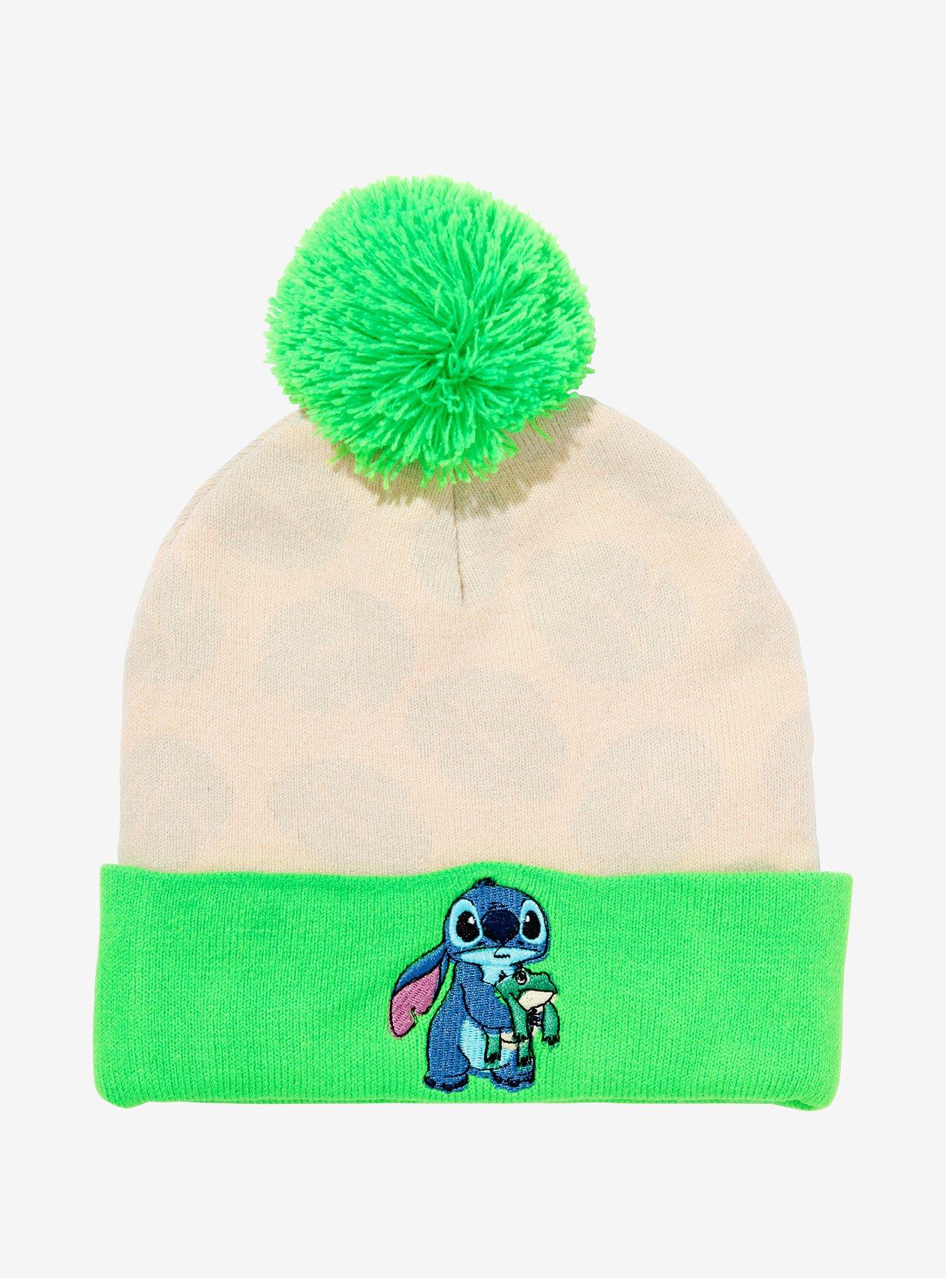 Disney Lilo & Stitch Frog Stitch Pom Beanie, , hi-res