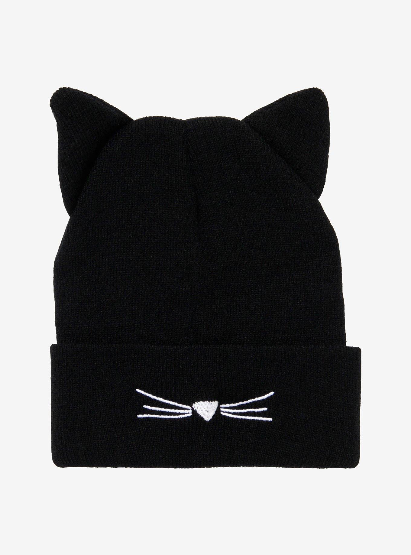 Black Cat Beanie, , hi-res