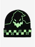 The Nightmare Before Christmas Oogie Boogie Checkered Beanie, , hi-res