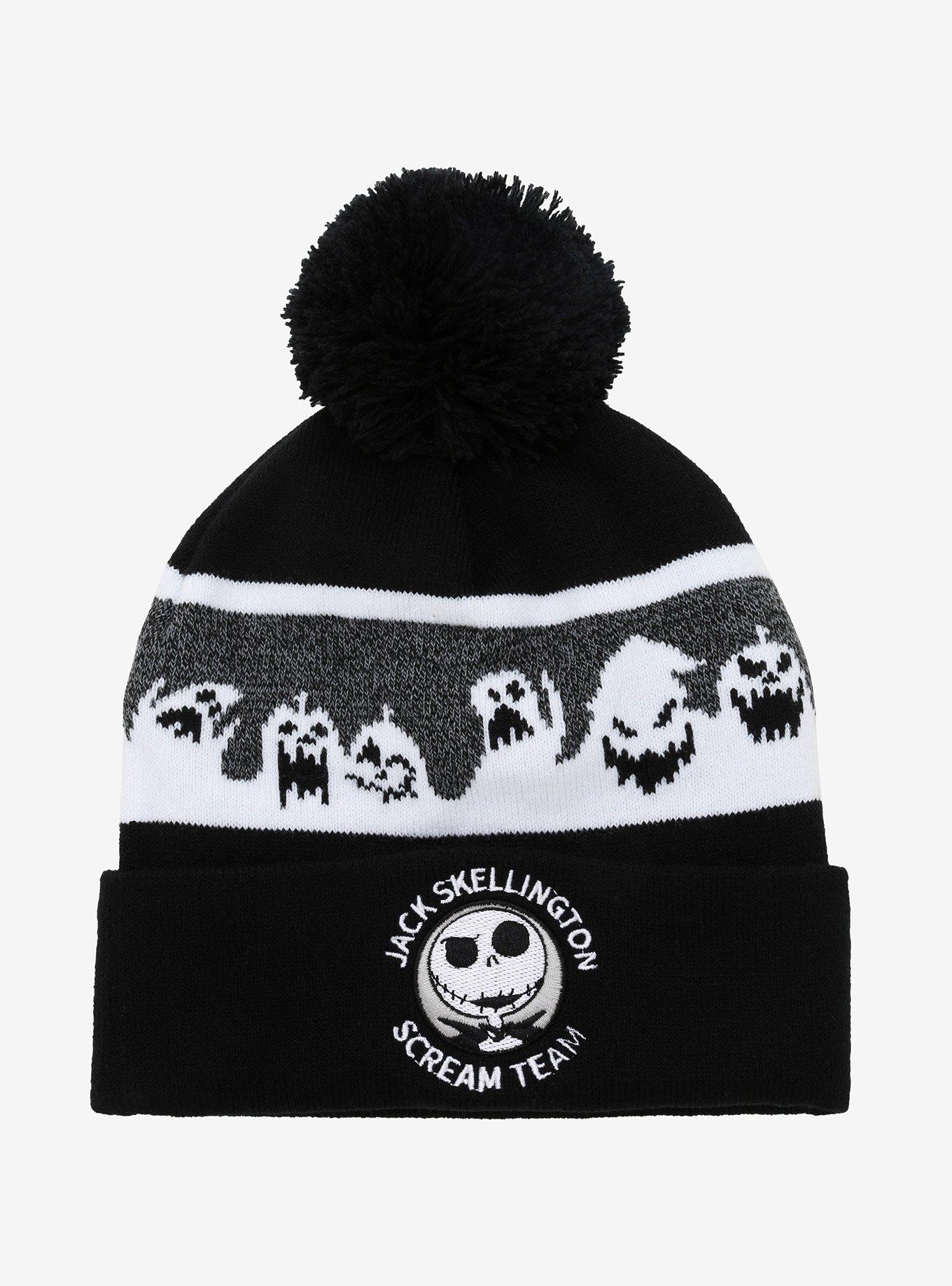 The Nightmare Before Christmas Scream Team Pom Beanie, , hi-res