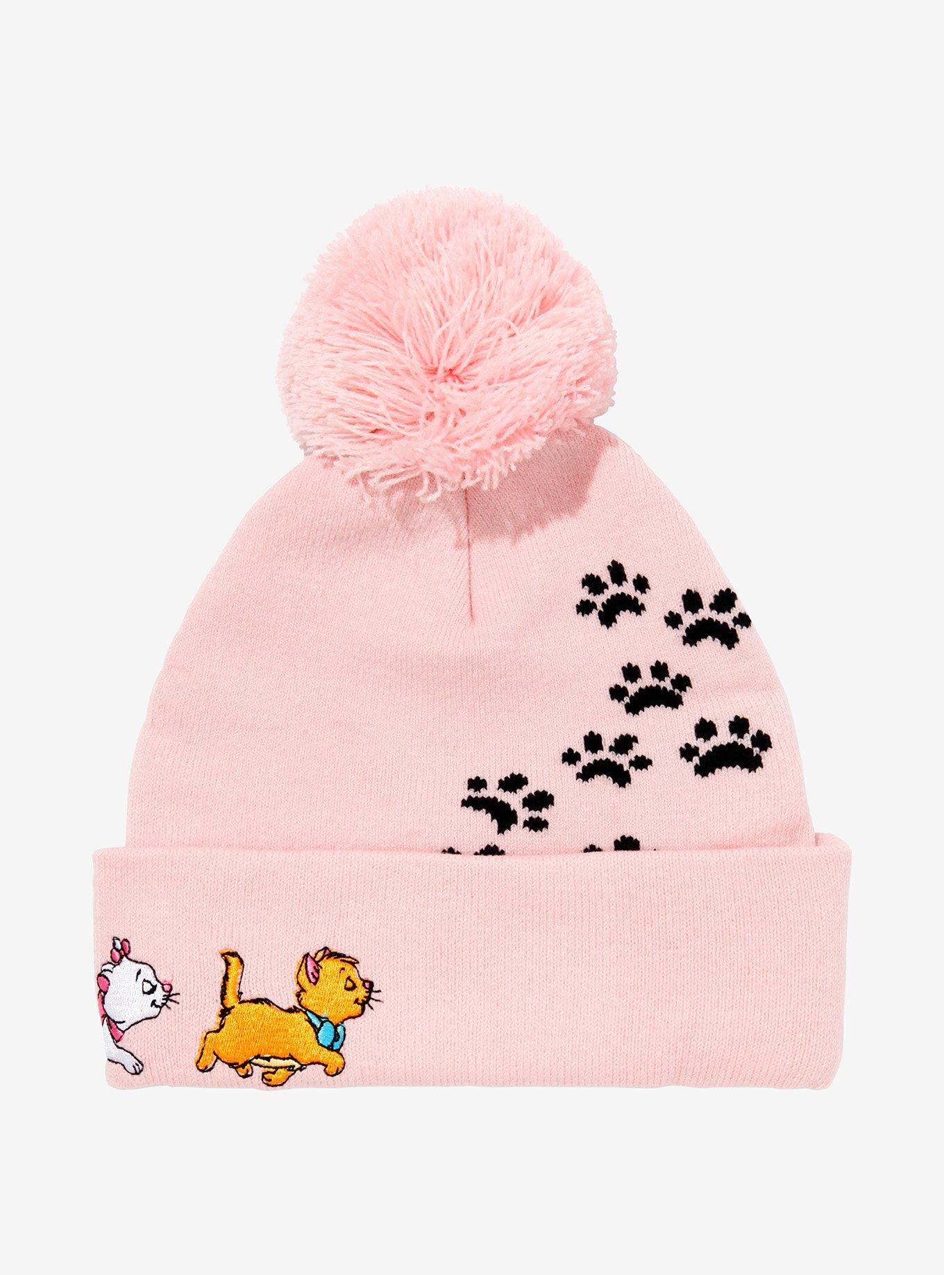 Disney The Aristocats Paw Print Pom Beanie, , hi-res