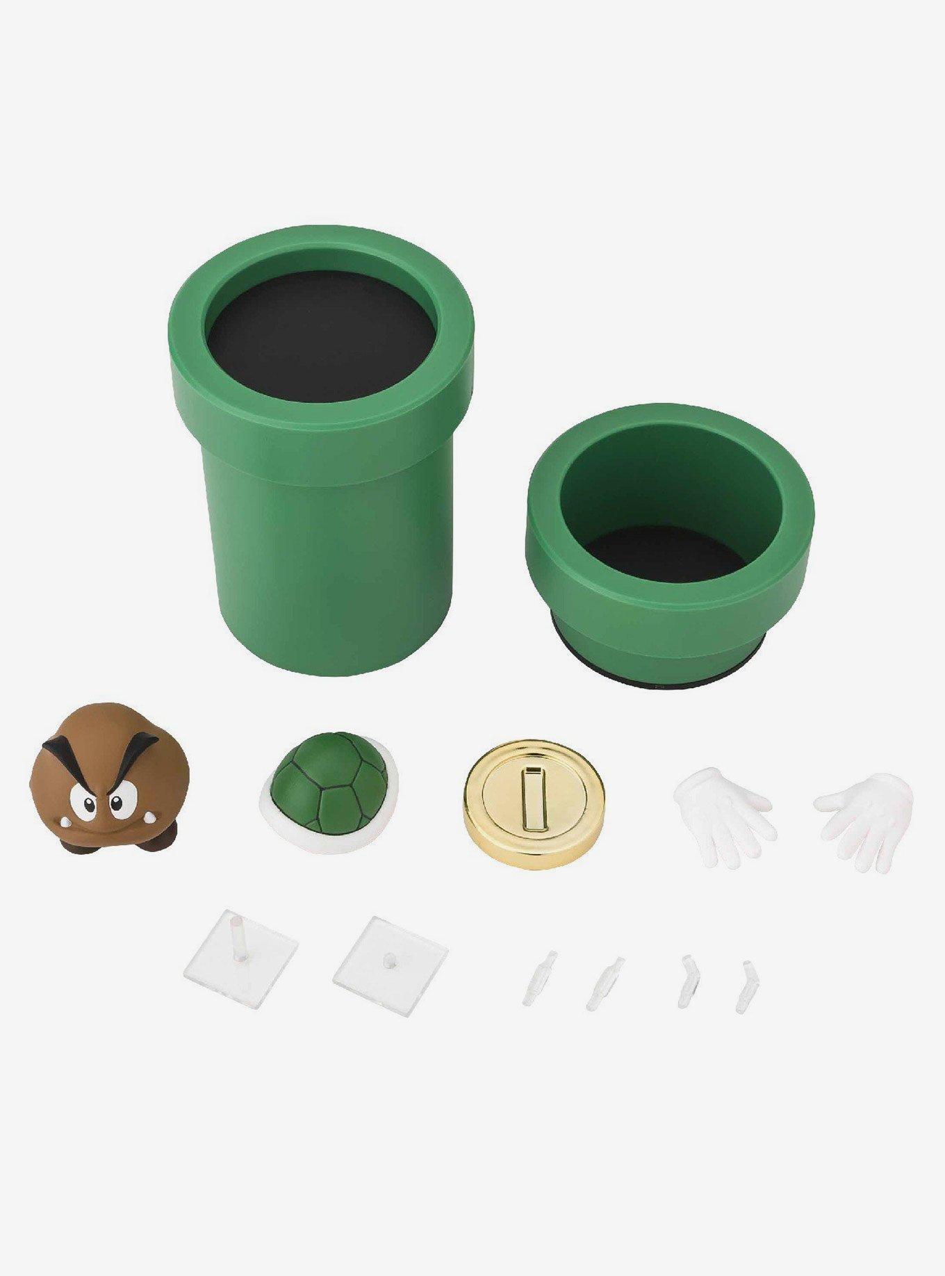 Bandai Spirits Super Mario Brothers S.H.Figuarts Goomba & Pipes Action Figure Play Set, , hi-res