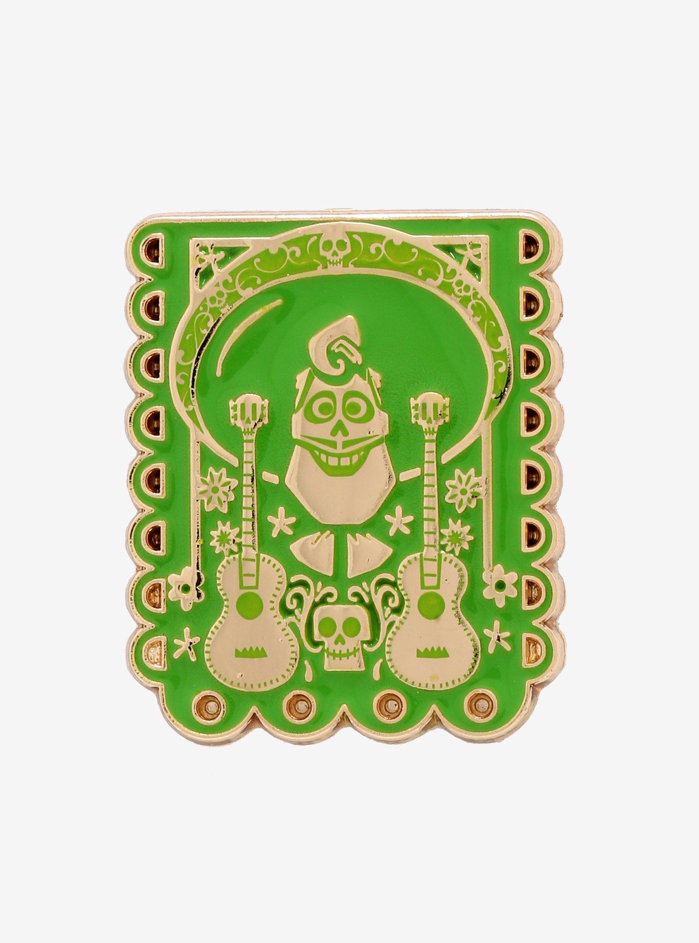 Loungefly Disney Pixar Coco Ernesto de la Cruz Banner Enamel Pin - BoxLunch Exclusive, , hi-res