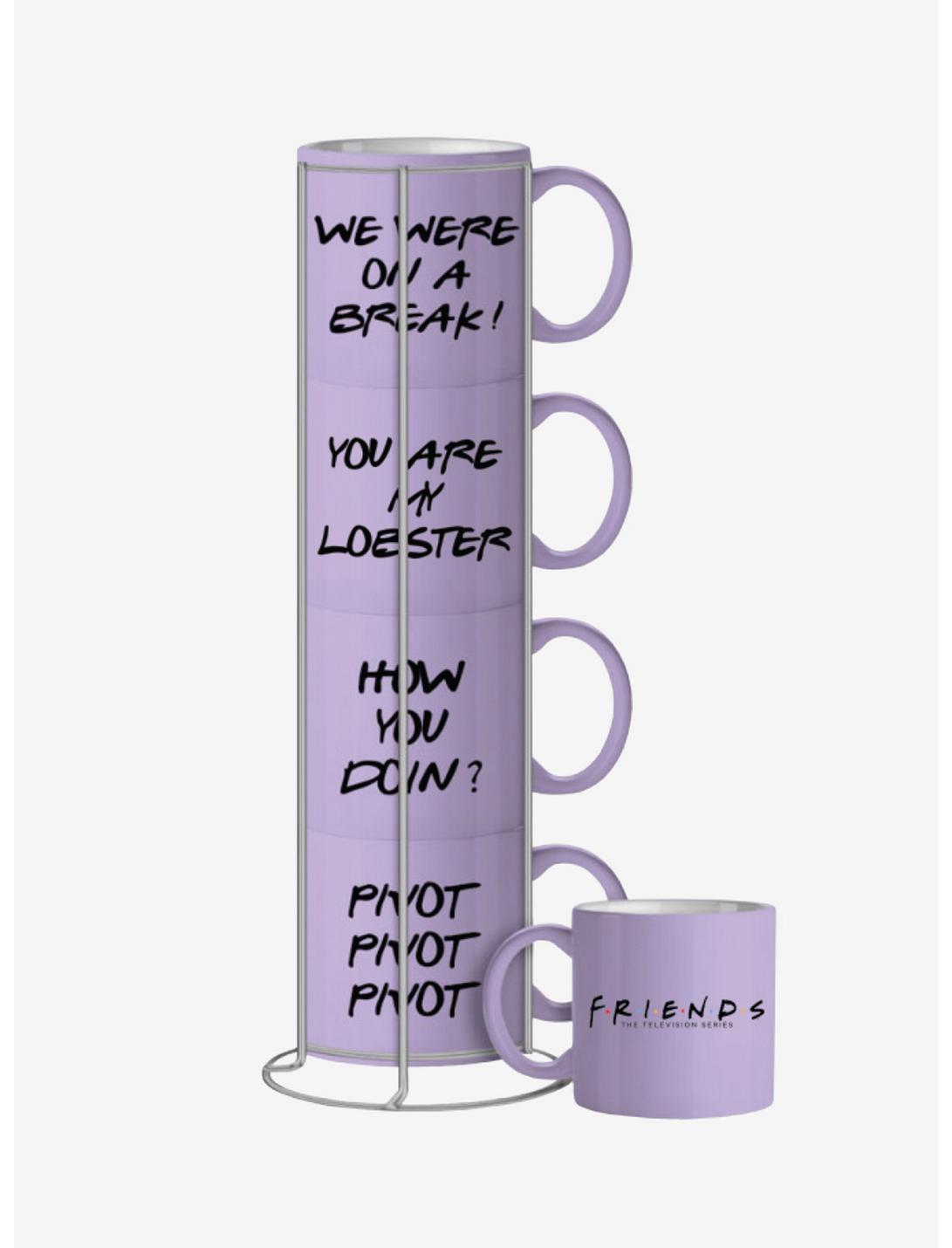 Friends Quotes Stacked Mug Set, , hi-res