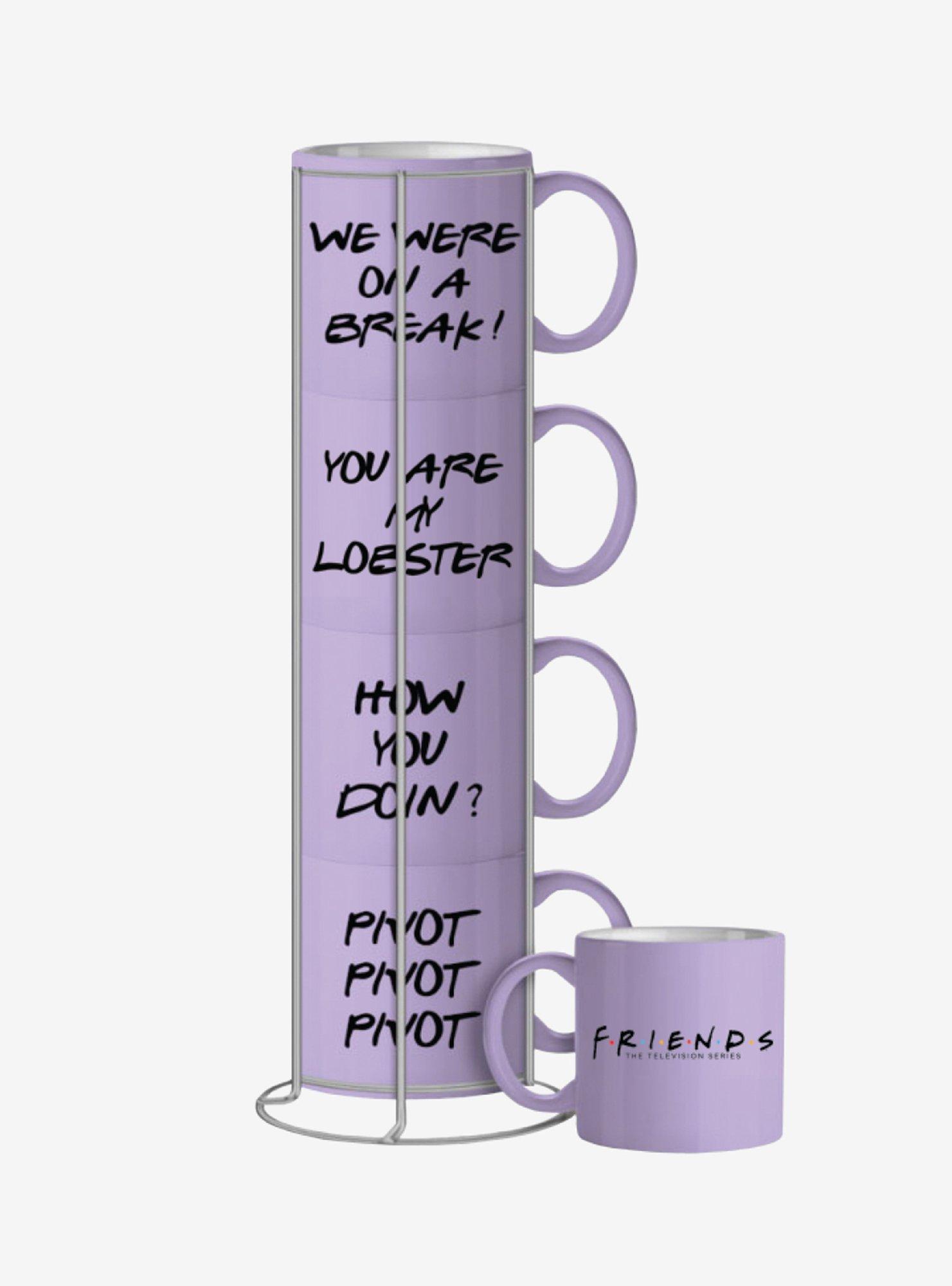 Friends Quotes Stacked Mug Set, , hi-res