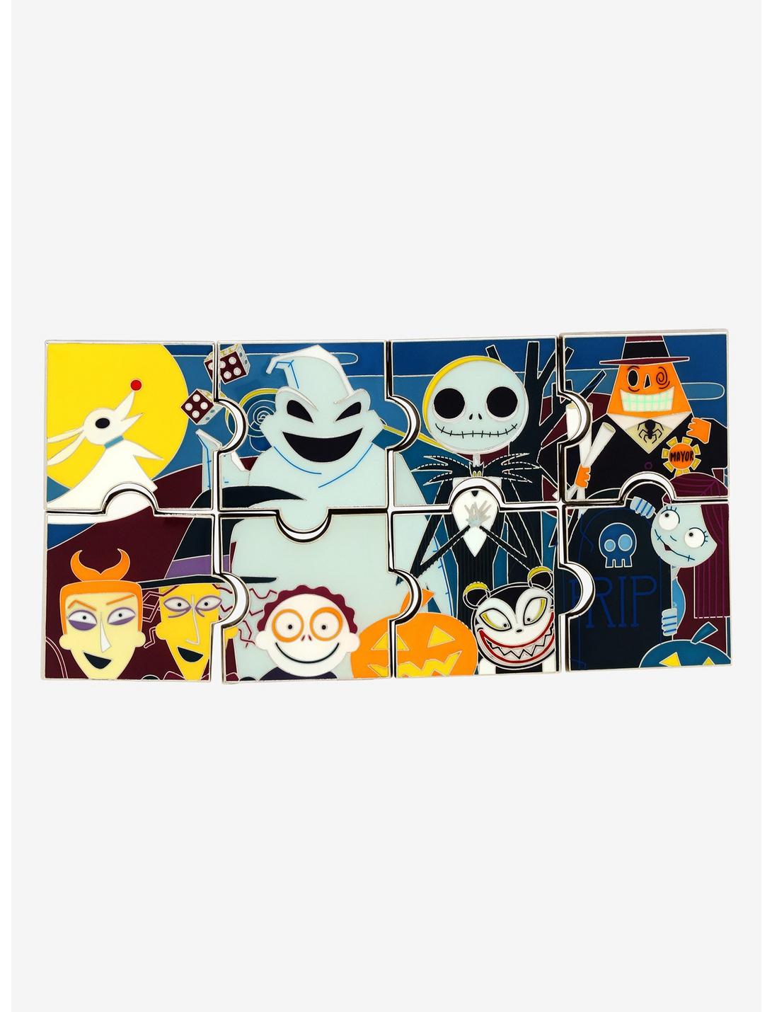 Loungefly Disney The Nightmare Before Christmas Puzzle Blind Box Enamel Pin - BoxLunch Exclusive, , hi-res