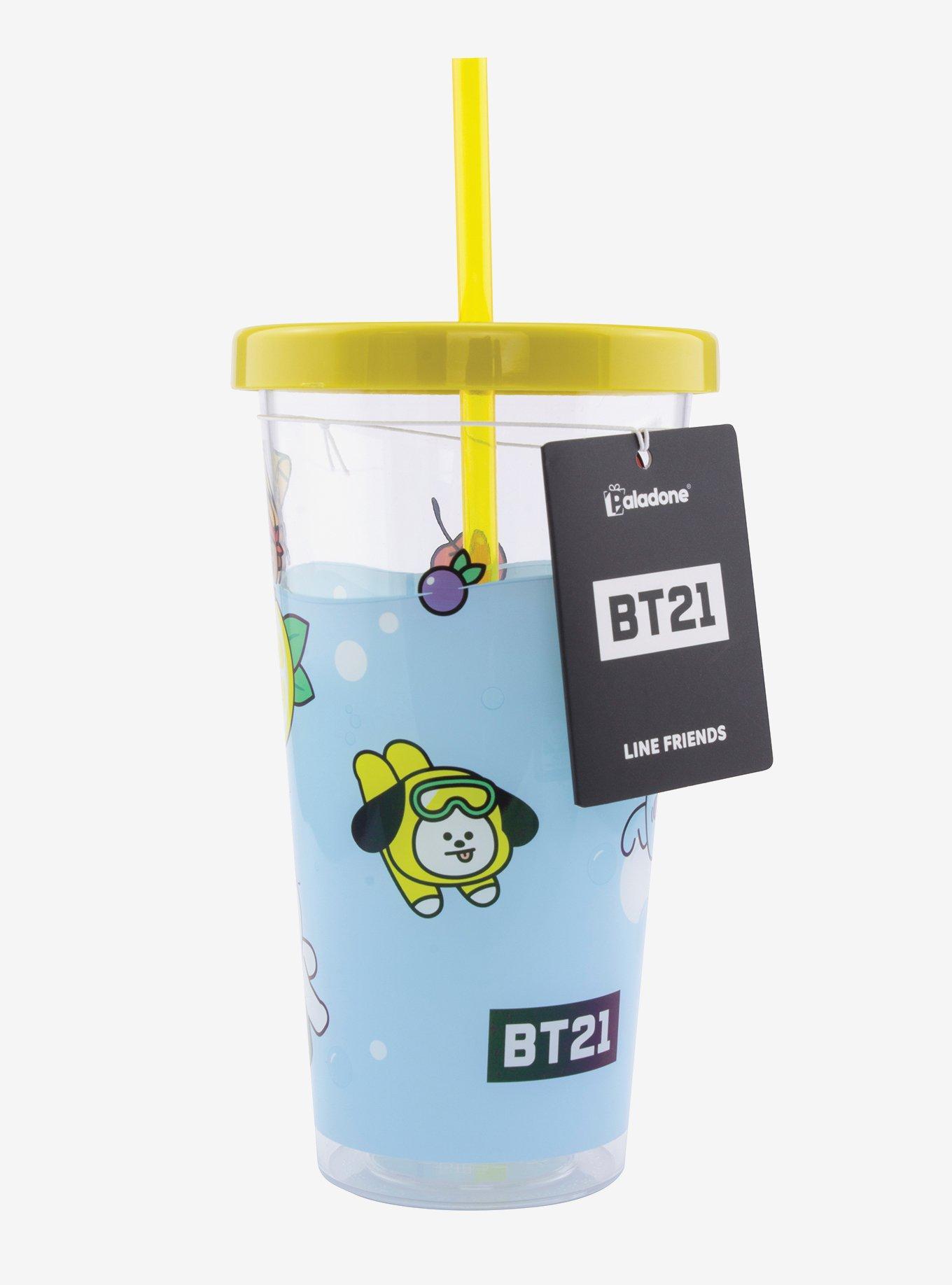 BT21 Summer Fun Acrylic Travel Cup, , hi-res