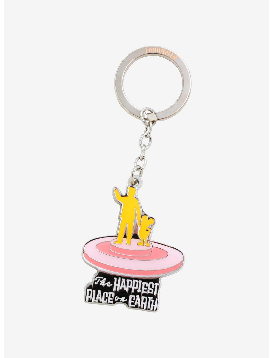 Loungefly Disneyland 65th Anniversary Happiest Place on Earth Keychain - BoxLunch Exclusive, , hi-res