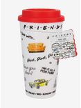 Friends Icons & Quotes Travel Mug, , hi-res