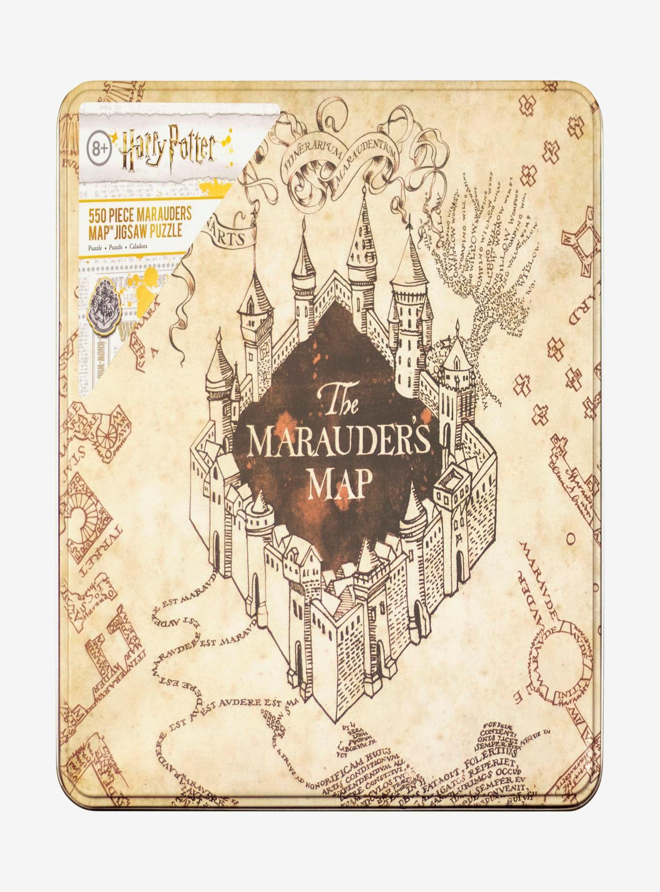 Marauders Map Puzzle 550 Harry Potter Marauder's Map Puzzle | Hot Topic