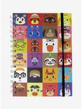 Animal Crossing Character Grid Spiral Journal, , hi-res