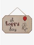 Disney Winnie The Pooh Oh Happy Day Hanging Wood Sign, , hi-res
