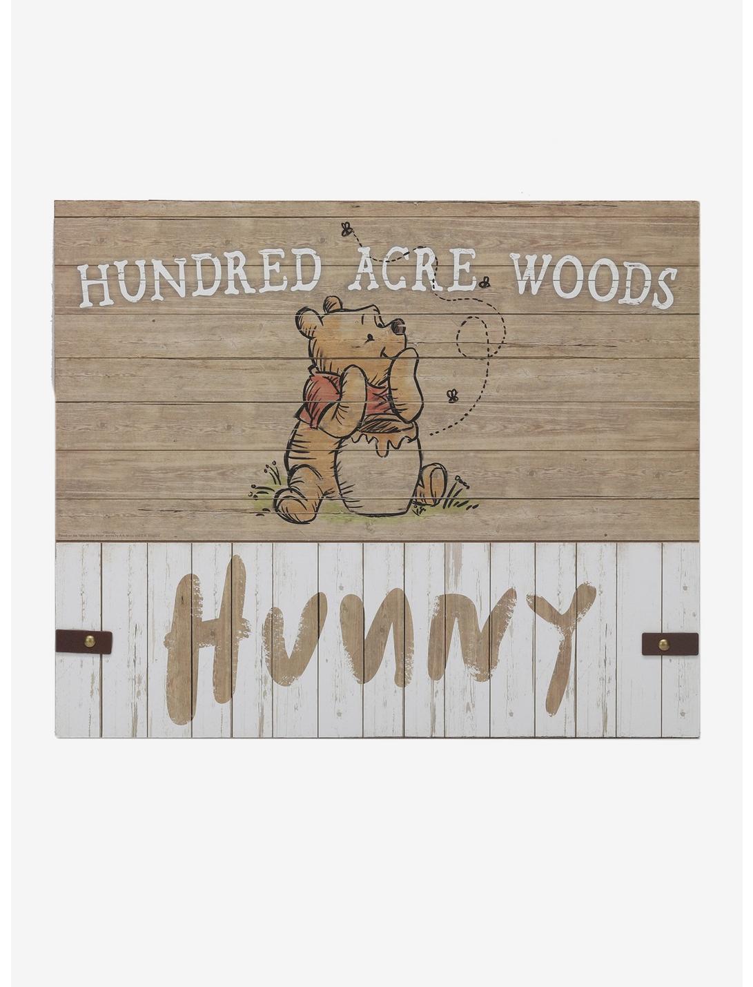 Disney Winnie The Pooh Hundred Acre Wood Hunny Wood Sign, , hi-res