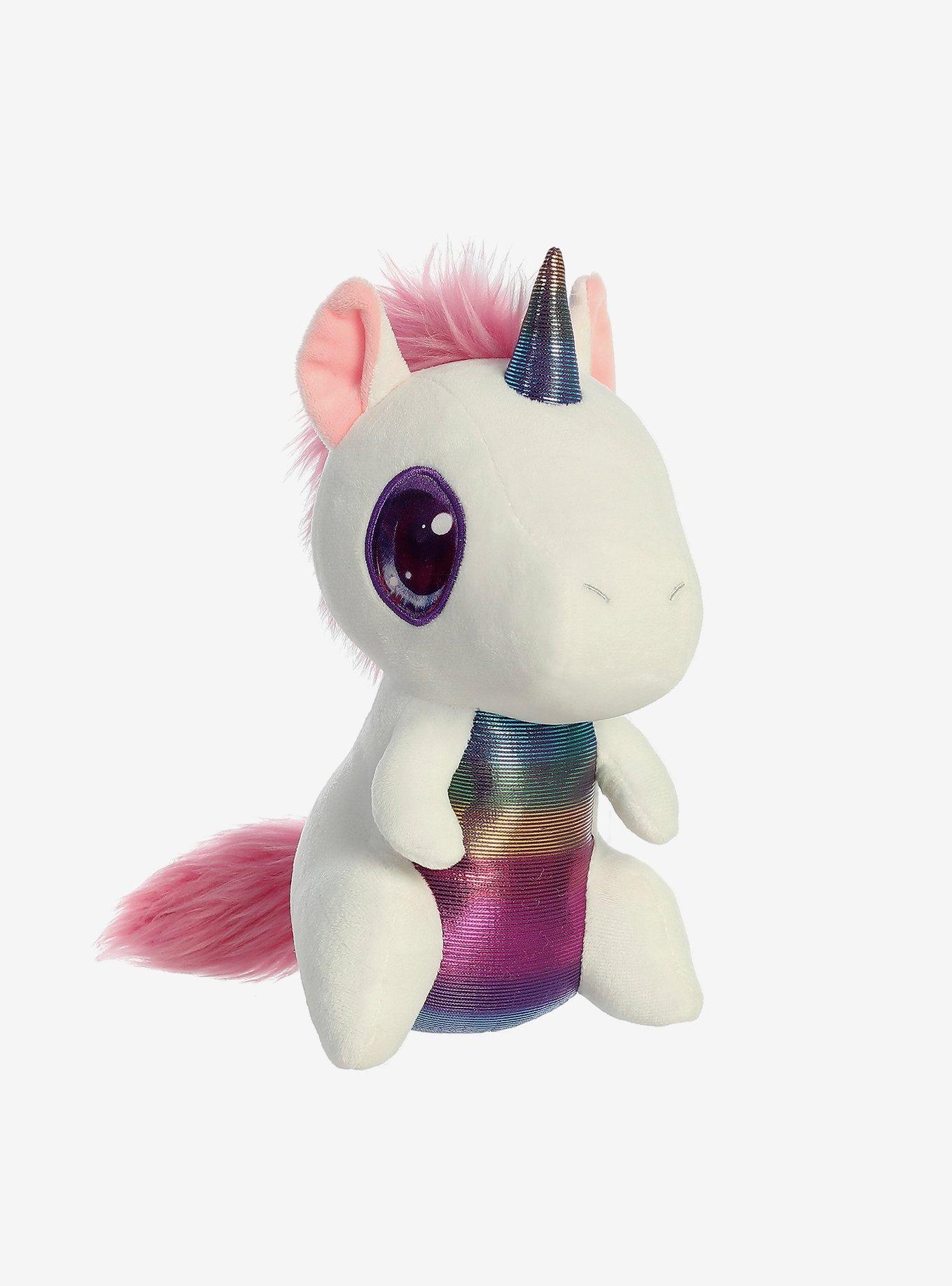 Rainbow Unicorn Light-Up Plush, , hi-res