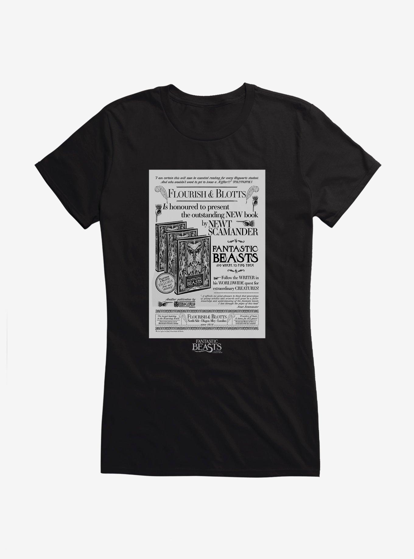 Fantastic Beasts Flourish & Blotts Poster Girls T-Shirt, , hi-res