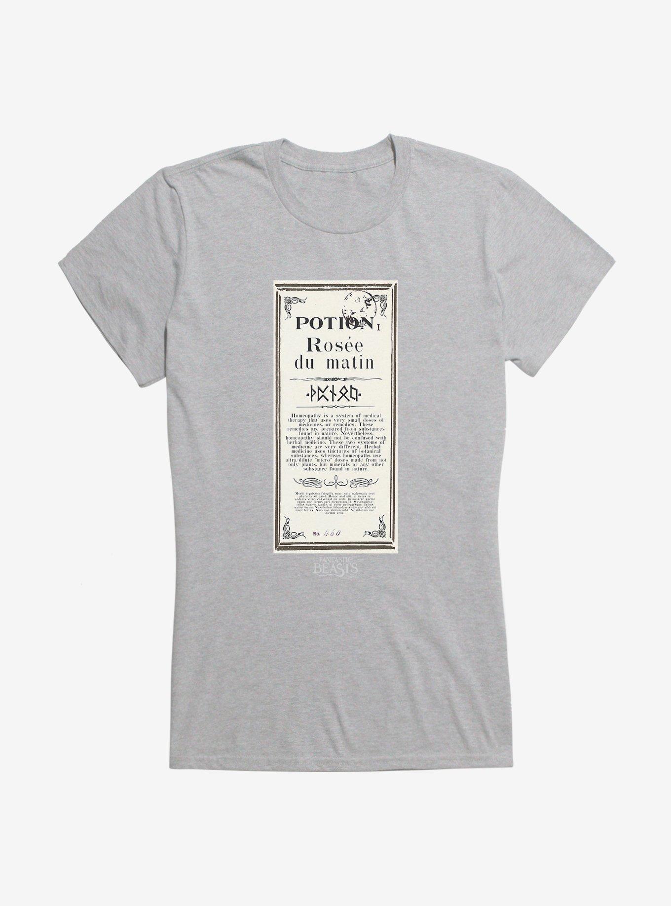 Fantastic Beasts Herbology Potion du Matin Script Girls T-Shirt, , hi-res