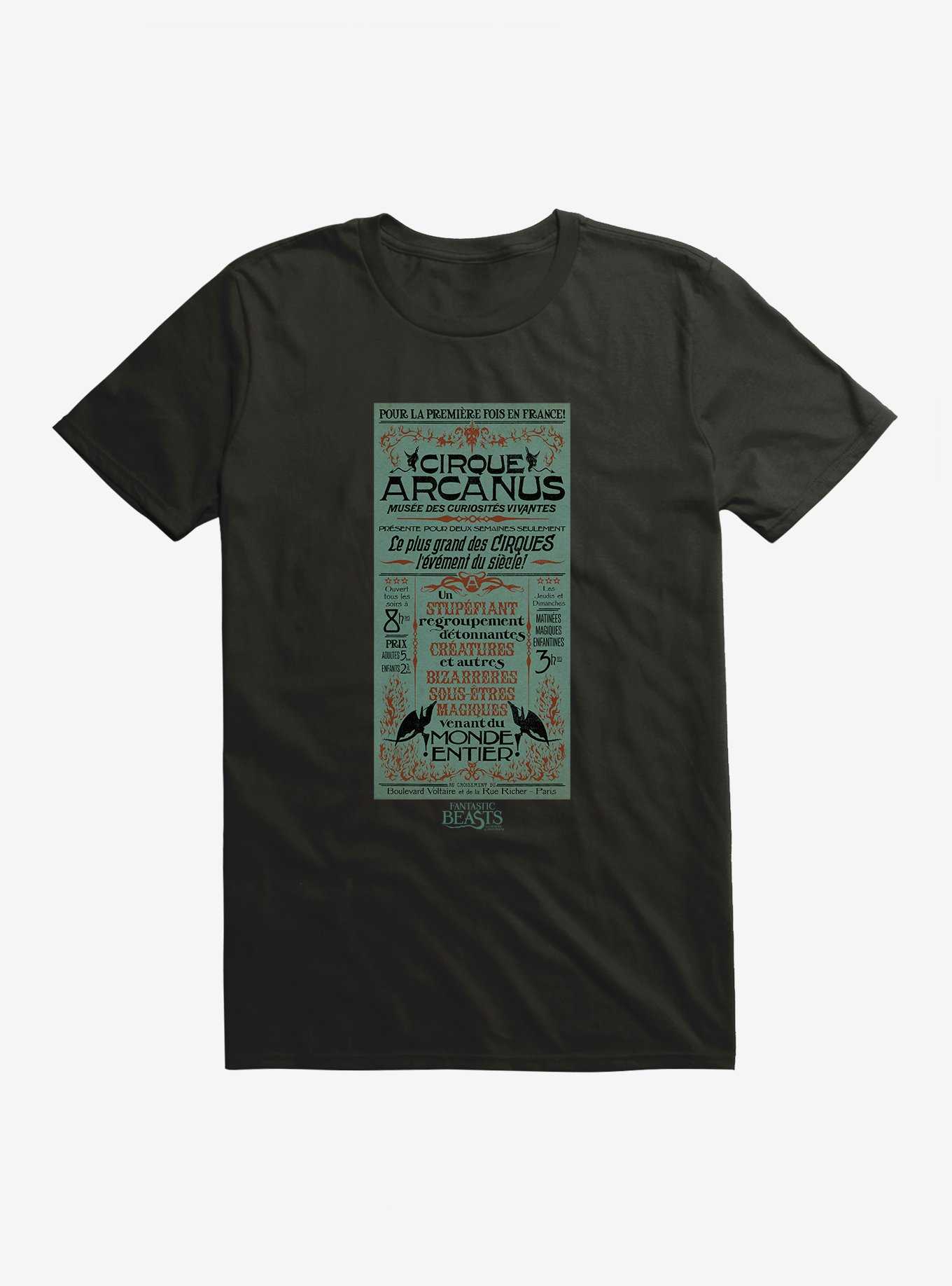 Fantastic Beasts Cirque Arcanus Poster T-Shirt, , hi-res