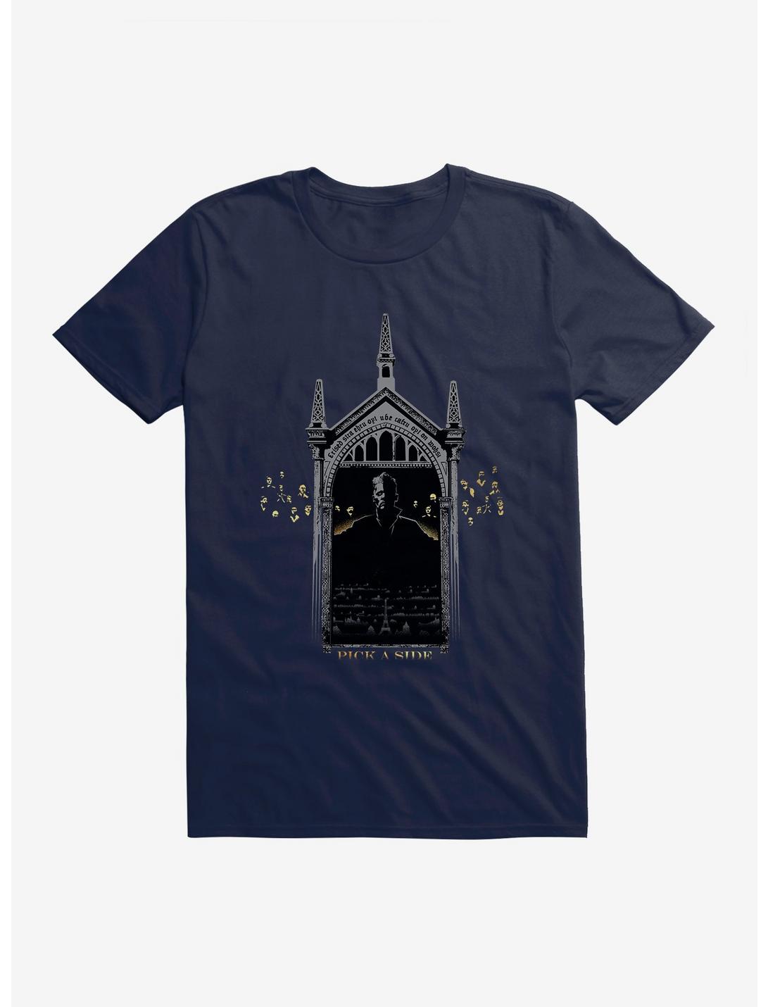 Fantastic Beasts Grindelwald Pick A Side T-Shirt, MIDNIGHT NAVY, hi-res
