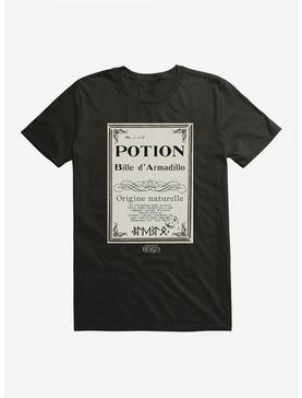 Fantastic Beasts Herbology Potion Bille d' Armadillo Script T-Shirt, , hi-res