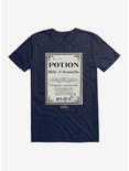 Fantastic Beasts Herbology Potion Bille d' Armadillo Script T-Shirt, MIDNIGHT NAVY, hi-res