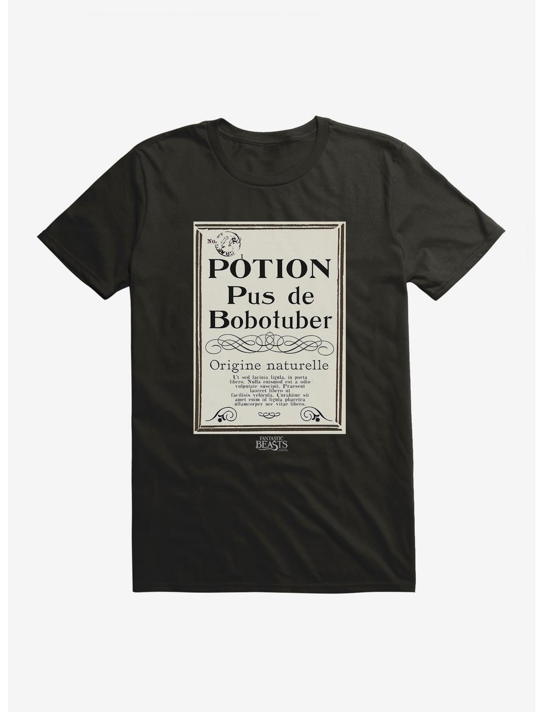 Fantastic Beasts Herbology Potion Pus de Bobotuber T-Shirt, BLACK, hi-res