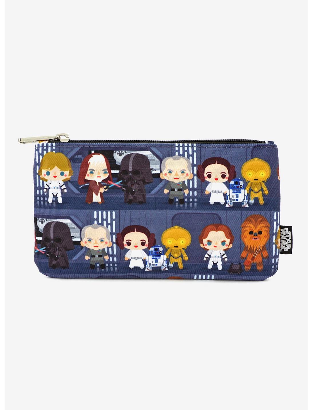 Loungefly Star Wars Battle Station Chibi Characters Pencil Case, , hi-res
