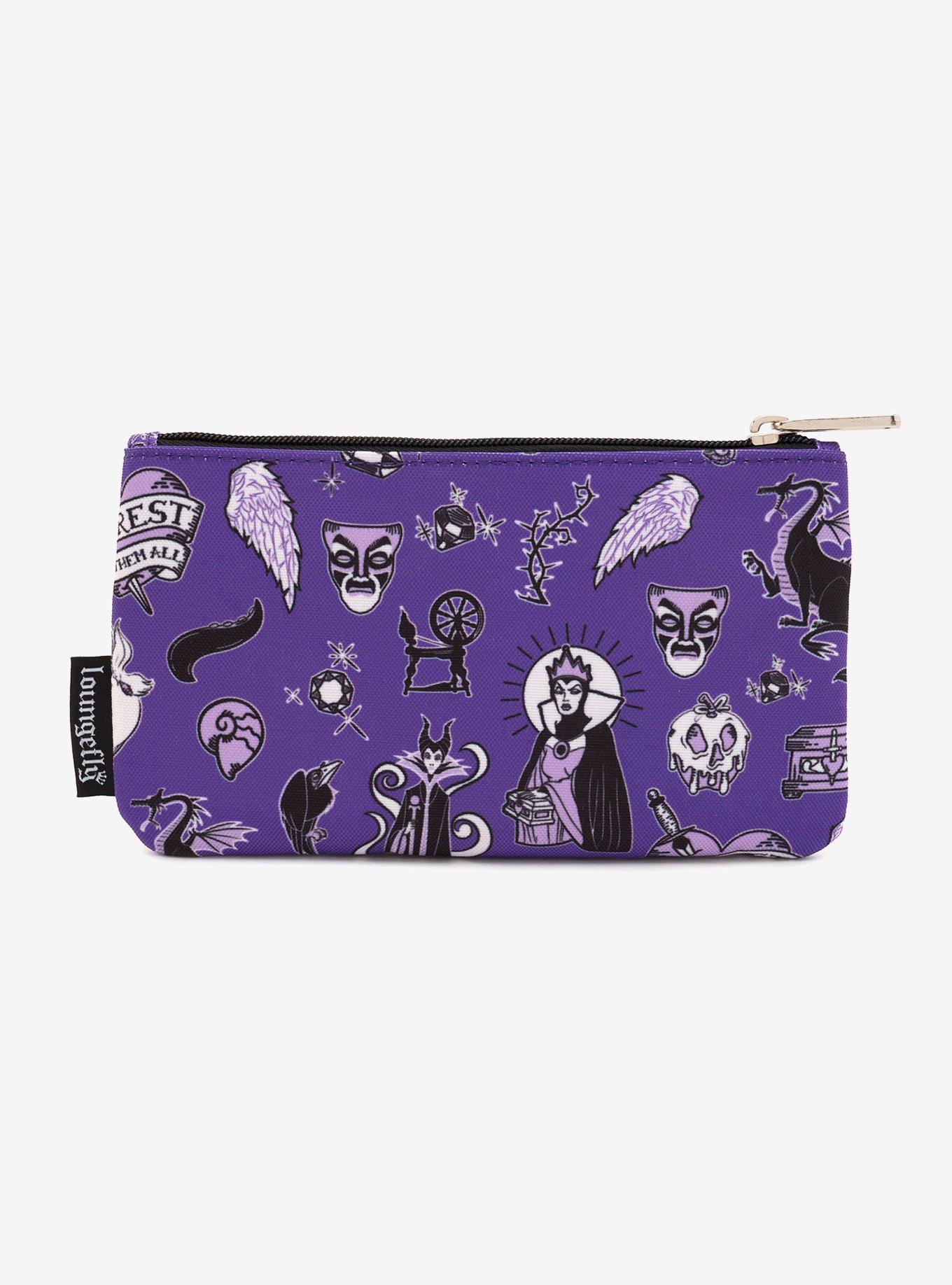 Loungefly Disney Villains Icon Pencil Case | Hot Topic