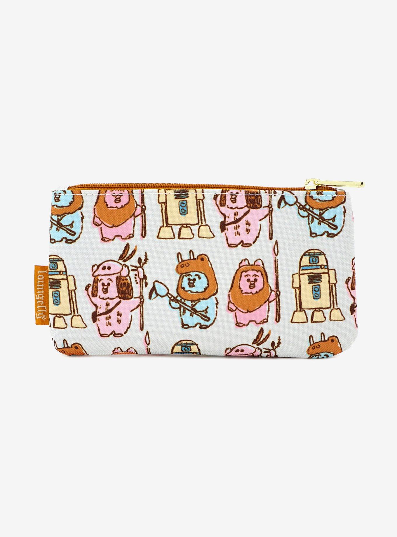 Loungefly Star Wars Ewoks & Droid Pencil Case, , hi-res