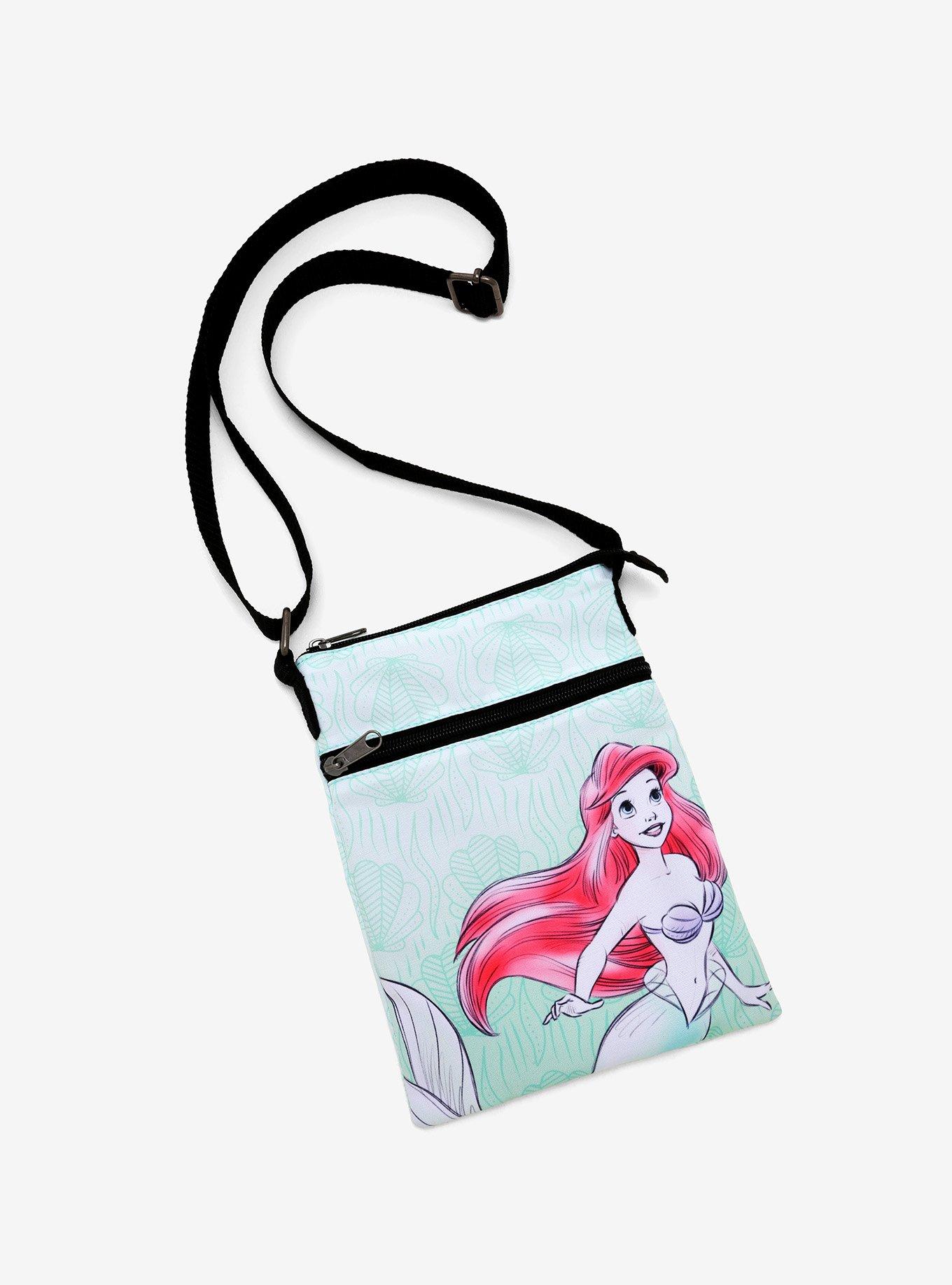 Loungefly Disney The Little Mermaid Ariel Sketch Passport Crossbody Bag, , hi-res