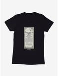 Fantastic Beasts Herbology Essence de Folie Script Womens T-Shirt, BLACK, hi-res