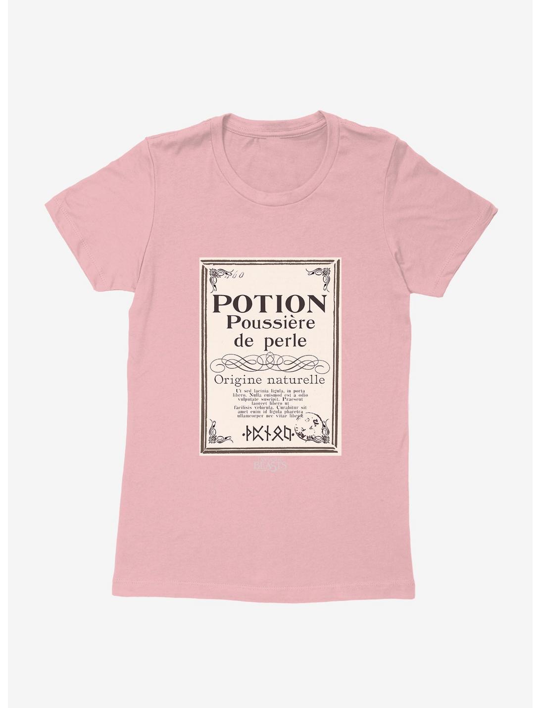 Fantastic Beasts Herbology Potion Origine Naturelle Womens T-Shirt, LIGHT PINK, hi-res