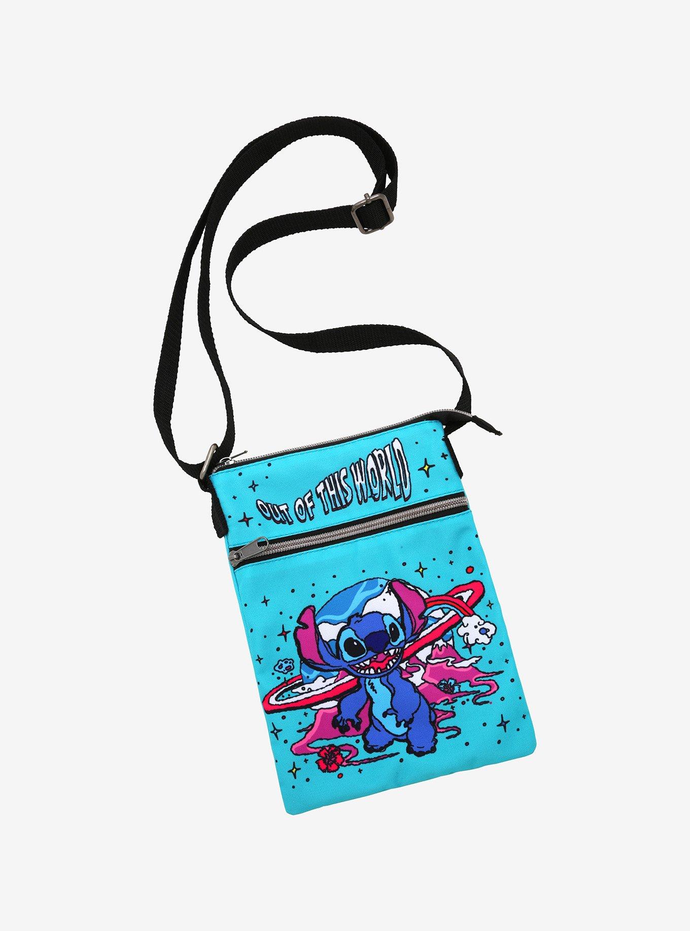 Hot Topic Loungefly Disney Lilo & Stitch Turtles Passport Crossbody Bag