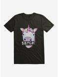 Emoji Unicorn Curse T-Shirt, BLACK, hi-res