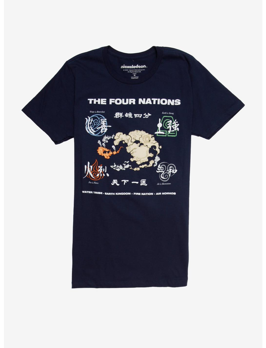 Avatar: The Last Airbender The Four Nations T-Shirt, MULTI, hi-res