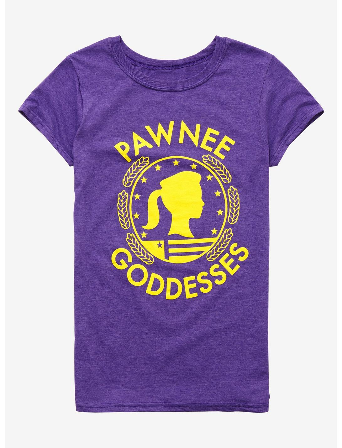 Parks And Recreation Pawnee Goddesses Logo Girls T-Shirt, MULTI, hi-res