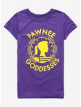 Parks And Recreation Pawnee Goddesses Logo Girls T-Shirt, MULTI, hi-res