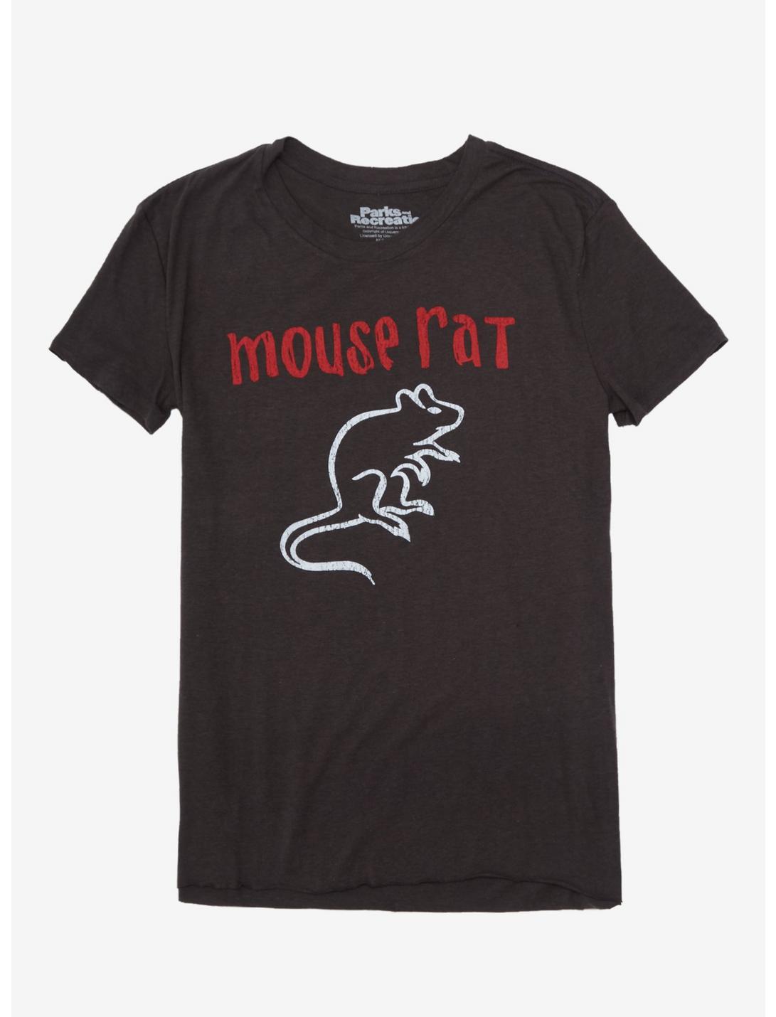 Parks And Recreation Mouse Rat Logo Girls T-Shirt, MULTI, hi-res