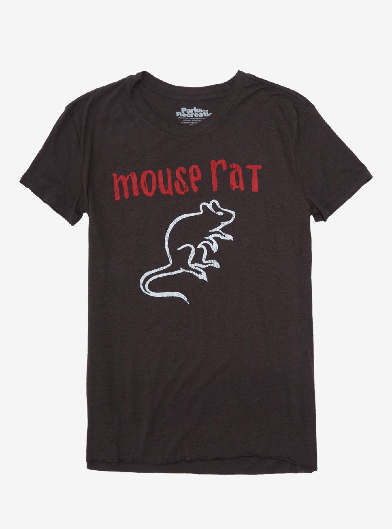 Parks And Recreation Mouse Rat Logo Girls T-Shirt, MULTI, hi-res