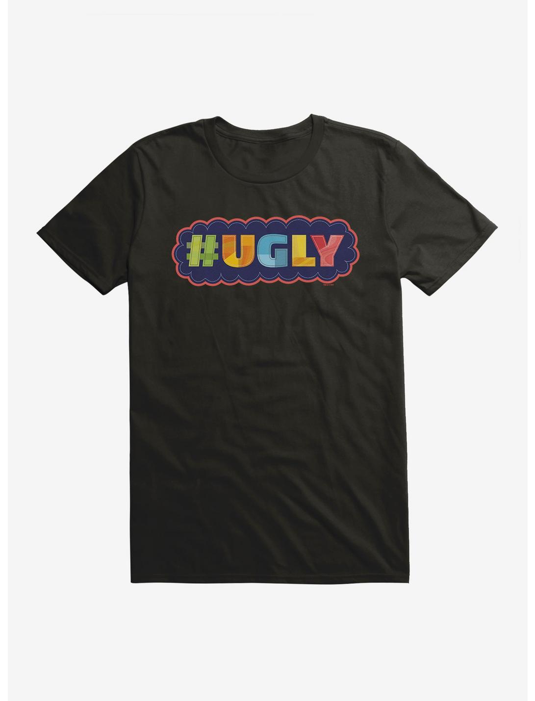 UglyDolls #Ugly Neon Badge T-Shirt, BLACK, hi-res