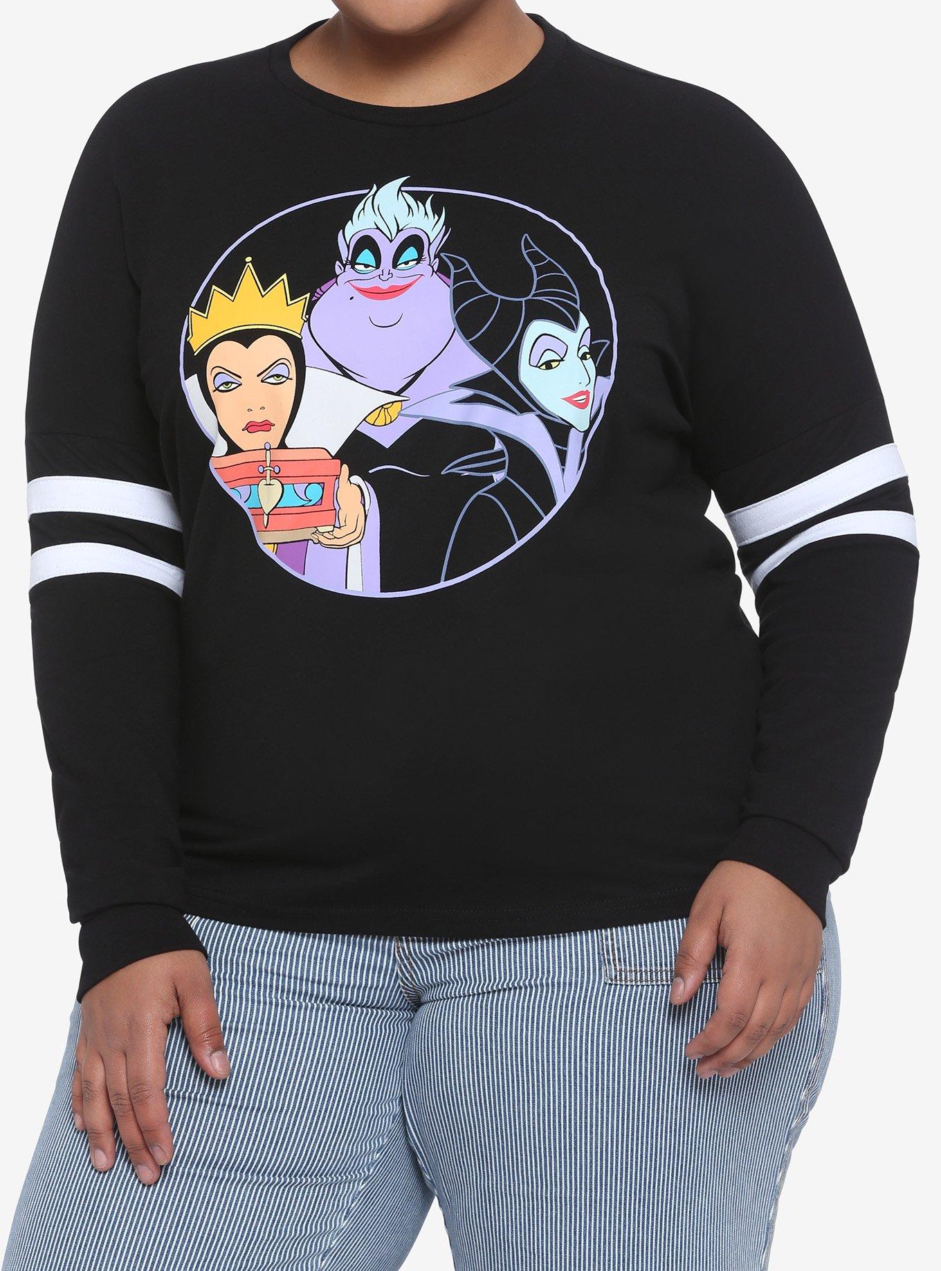 Disney Villains Bad Witches Club Girls Athletic Jersey Plus Size, MULTI, hi-res