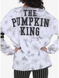 The Nightmare Before Christmas The Pumpkin King Tie-Dye Girls Athletic Jersey, MULTI, hi-res