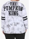 The Nightmare Before Christmas The Pumpkin King Tie-Dye Girls Athletic Jersey Plus Size, MULTI, hi-res