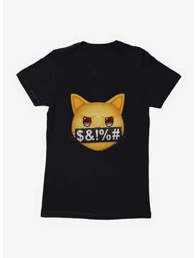 Emoji Cat Curse Womens T-Shirt, , hi-res