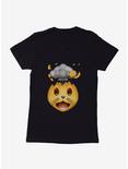 Emoji Cat Mind Blown Womens T-Shirt, BLACK, hi-res