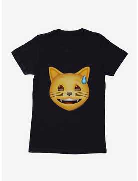 Emoji Cat Oops Womens T-Shirt, , hi-res