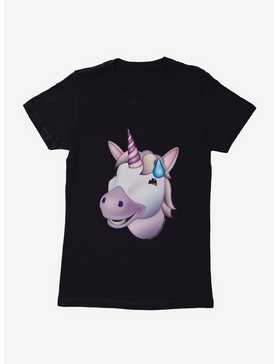 Emoji Unicorn Oops Womens T-Shirt, , hi-res