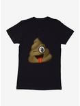 Emoji Poo Laughter Womens T-Shirt, BLACK, hi-res