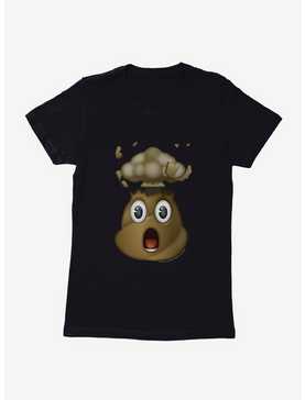 Emoji Poo Mind Blown Womens T-Shirt, , hi-res